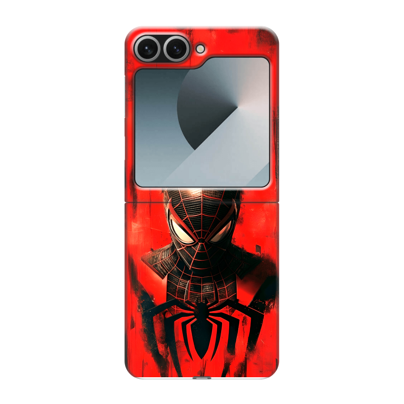 Пластиковый чехол на Samsung Galaxy Z Flip 6 с принтом человек паук spiderman Пластиковый чехол на Samsung Galaxy Z Flip 6 с принтом человек паук spiderman