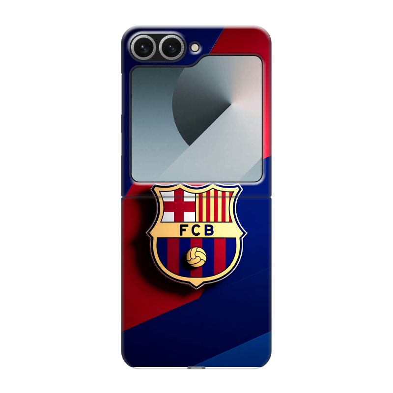 Пластиковый чехол на Samsung Galaxy Z Flip 6 с принтом Барселона Barcelona Пластиковый чехол на Samsung Galaxy Z Flip 6 с принтом Барселона Barcelona