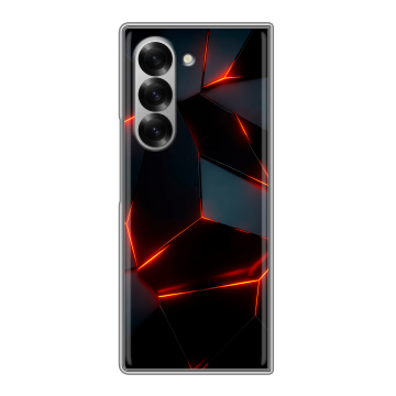 Пластиковый чехол на Samsung Galaxy Z Fold 6 с принтом Яркие абстракции Пластиковый чехол на Samsung Galaxy Z Fold 6 с принтом Яркие абстракции