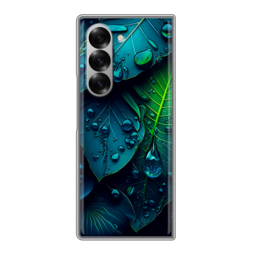 Пластиковый чехол на Samsung Galaxy Z Fold 6 с принтом Листья Пластиковый чехол на Samsung Galaxy Z Fold 6 с принтом Листья