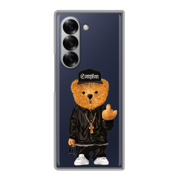 Пластиковый чехол на Samsung Galaxy Z Fold 6 с принтом Мишка Пластиковый чехол на Samsung Galaxy Z Fold 6 с принтом Мишка