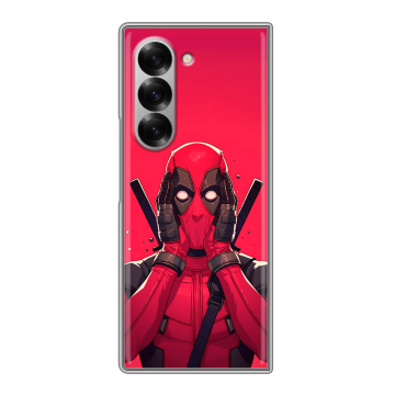 Пластиковый чехол на Samsung Galaxy Z Fold 6 с принтом Дедпул Deadpool Пластиковый чехол на Samsung Galaxy Z Fold 6 с принтом Дедпул Deadpool