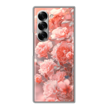 Пластиковый чехол на Samsung Galaxy Z Fold 6 с принтом Розы цветы Пластиковый чехол на Samsung Galaxy Z Fold 6 с принтом Розы цветы