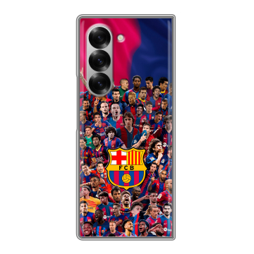 Пластиковый чехол на Samsung Galaxy Z Fold 6 с принтом Барселона Barcelona Пластиковый чехол на Samsung Galaxy Z Fold 6 с принтом Барселона Barcelona
