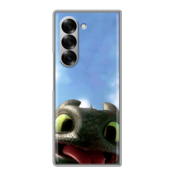 Пластиковый чехол на Samsung Galaxy Z Fold 6 с принтом Как приручить дракона Пластиковый чехол на Samsung Galaxy Z Fold 6 с принтом Как приручить дракона