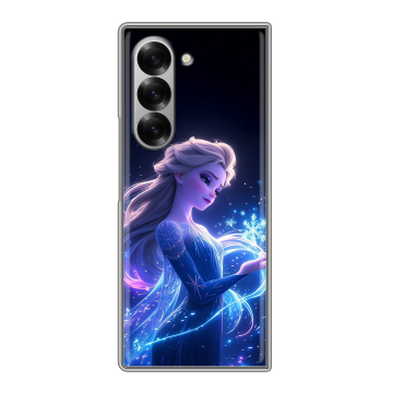 Пластиковый чехол на Samsung Galaxy Z Fold 6 с принтом Холодное сердце Frozen Пластиковый чехол на Samsung Galaxy Z Fold 6 с принтом Холодное сердце Frozen