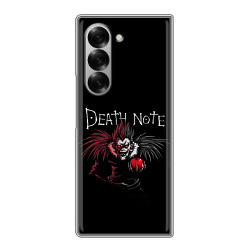 Пластиковый чехол на Samsung Galaxy Z Fold 6 с принтом Death note Тетрадь смерти Пластиковый чехол на Samsung Galaxy Z Fold 6 с принтом Death note Тетрадь смерти