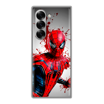 Пластиковый чехол на Samsung Galaxy Z Fold 6 с принтом Spiderman Человек паук Пластиковый чехол на Samsung Galaxy Z Fold 6 с принтом Spiderman Человек паук