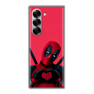 Пластиковый чехол на Samsung Galaxy Z Fold 6 с принтом Дедпул Deadpool Пластиковый чехол на Samsung Galaxy Z Fold 6 с принтом Дедпул Deadpool