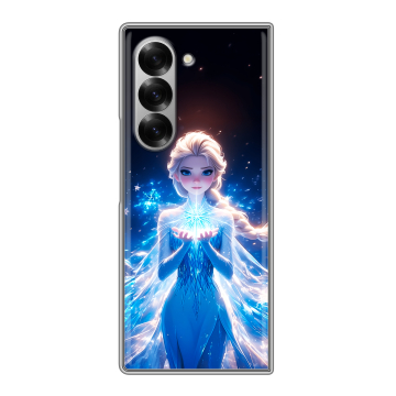 Пластиковый чехол на Samsung Galaxy Z Fold 6 с принтом Холодное сердце Frozen Пластиковый чехол на Samsung Galaxy Z Fold 6 с принтом Холодное сердце Frozen