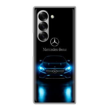 Пластиковый чехол на Samsung Galaxy Z Fold 6 с принтом Mercedes Мерседес Пластиковый чехол на Samsung Galaxy Z Fold 6 с принтом Mercedes Мерседес