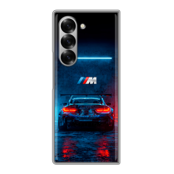 Пластиковый чехол на Samsung Galaxy Z Fold 6 с принтом BMW БМВ Пластиковый чехол на Samsung Galaxy Z Fold 6 с принтом BMW БМВ