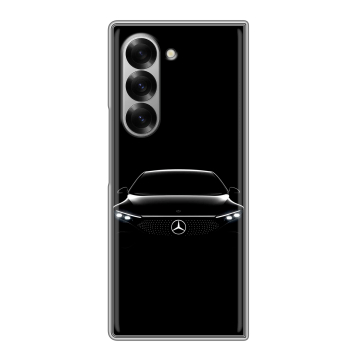 Пластиковый чехол на Samsung Galaxy Z Fold 6 с принтом Mercedes Мерседес Пластиковый чехол на Samsung Galaxy Z Fold 6 с принтом Mercedes Мерседес