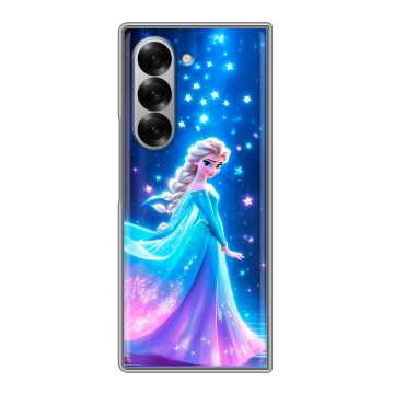 Пластиковый чехол на Samsung Galaxy Z Fold 6 с принтом Холодное сердце Frozen Пластиковый чехол на Samsung Galaxy Z Fold 6 с принтом Холодное сердце Frozen