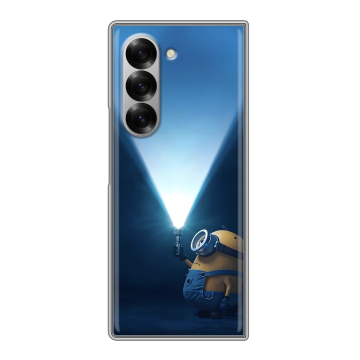 Пластиковый чехол на Samsung Galaxy Z Fold 6 с принтом Миньоны Пластиковый чехол на Samsung Galaxy Z Fold 6 с принтом Миньоны