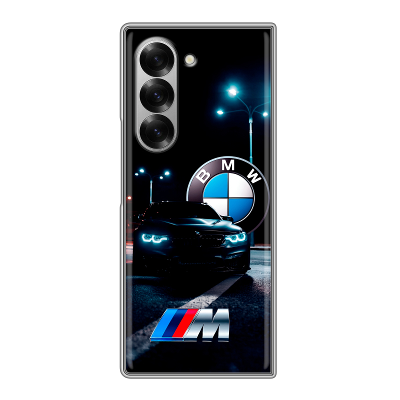 Пластиковый чехол на Samsung Galaxy Z Fold 6 с принтом БМВ BMW Пластиковый чехол на Samsung Galaxy Z Fold 6 с принтом БМВ BMW