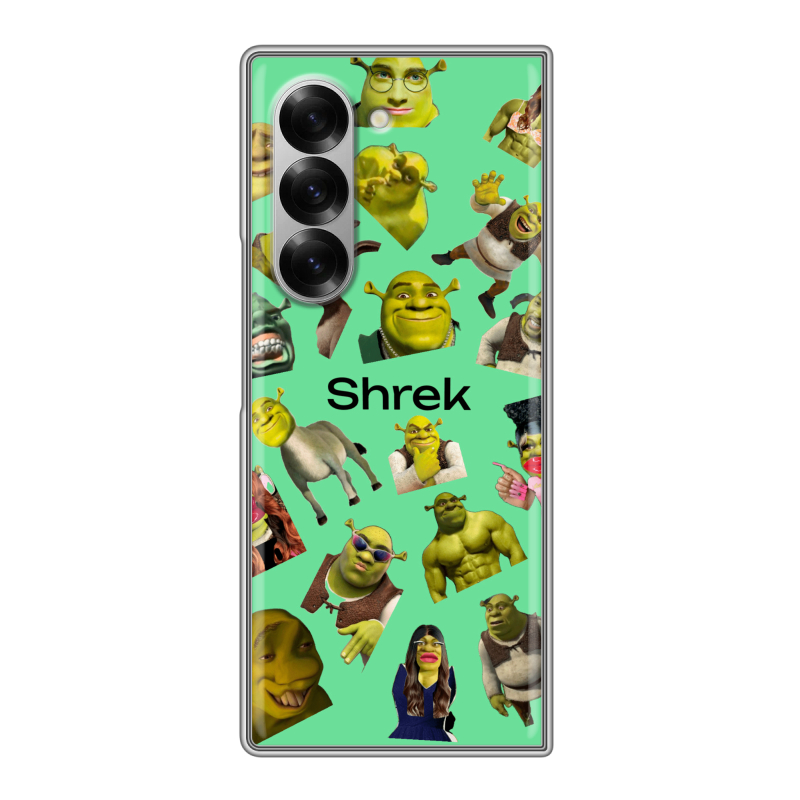 Пластиковый чехол на Samsung Galaxy Z Fold 6 с принтом Шрек Shrek Пластиковый чехол на Samsung Galaxy Z Fold 6 с принтом Шрек Shrek