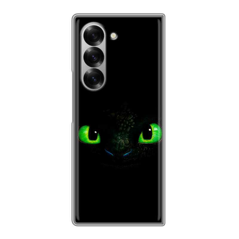 Пластиковый чехол на Samsung Galaxy Z Fold 6 с принтом Как приручить дракона Пластиковый чехол на Samsung Galaxy Z Fold 6 с принтом Как приручить дракона