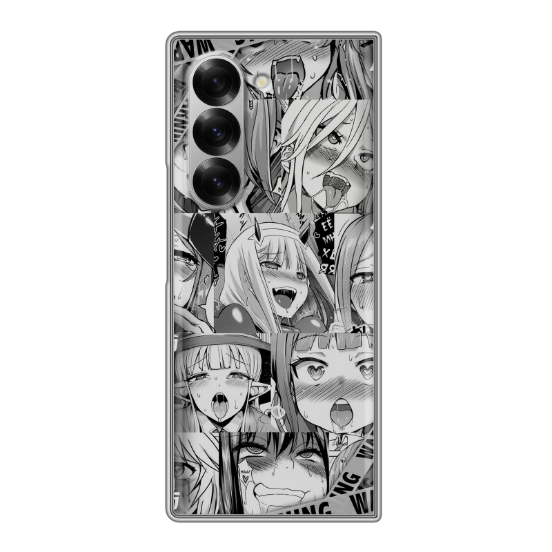 Пластиковый чехол на Samsung Galaxy Z Fold 6 с принтом Ahegao Ахегао Аниме Пластиковый чехол на Samsung Galaxy Z Fold 6 с принтом Ahegao Ахегао Аниме