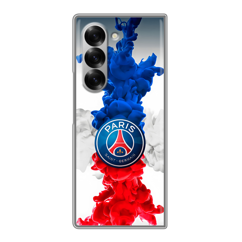 Пластиковый чехол на Samsung Galaxy Z Fold 6 с принтом PSG ПСЖ Пластиковый чехол на Samsung Galaxy Z Fold 6 с принтом PSG ПСЖ