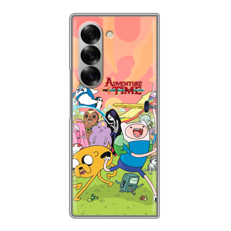 Пластиковый чехол на Samsung Galaxy Z Fold 6 с принтом Adventure time Время приключений Пластиковый чехол на Samsung Galaxy Z Fold 6 с принтом Adventure time Время приключений