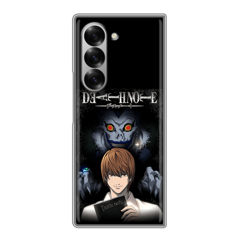 Пластиковый чехол на Samsung Galaxy Z Fold 6 с принтом Death note Тетрадь смерти Пластиковый чехол на Samsung Galaxy Z Fold 6 с принтом Death note Тетрадь смерти