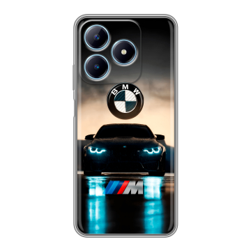 Силиконовый чехол на Realme C63 с принтом БМВ BMW