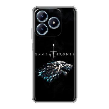 Силиконовый чехол на Realme C63 с принтом Игра Престолов Game Thrones Силиконовый чехол на Realme C63 с принтом Игра Престолов Game Thrones