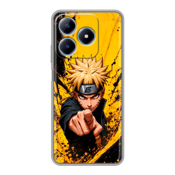 Силиконовый чехол на Realme C63 с принтом Naruto Наруто Силиконовый чехол на Realme C63 с принтом Naruto Наруто