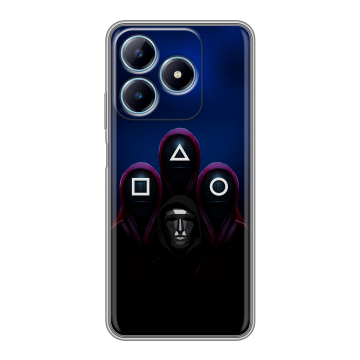 Силиконовый чехол на Realme C63 с принтом Игра Кальмара Силиконовый чехол на Realme C63 с принтом Игра Кальмара