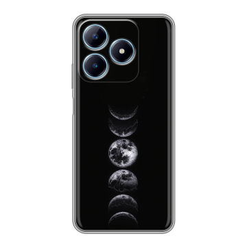 Силиконовый чехол на Realme C63 с принтом женский