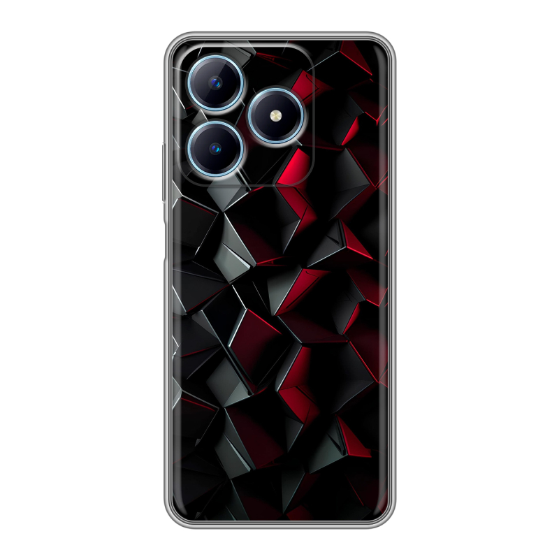 Силиконовый чехол на Realme C63 с принтом Абстракция Силиконовый чехол на Realme C63 с принтом Абстракция