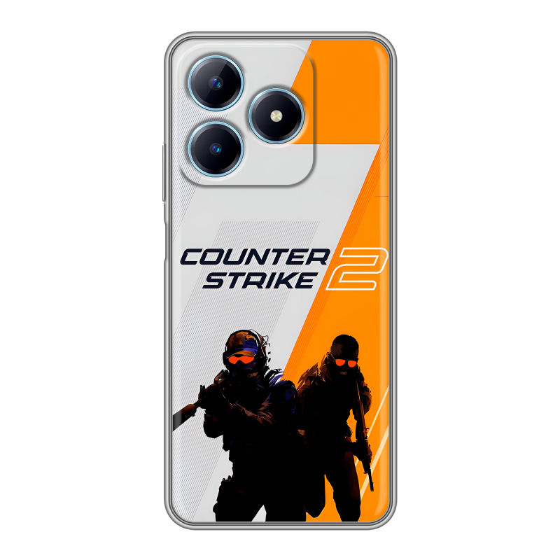 Силиконовый чехол на Realme C63 с принтом Counter Strike Силиконовый чехол на Realme C63 с принтом Counter Strike