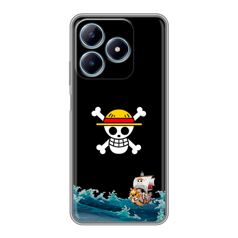 Силиконовый чехол на Realme C63 с принтом One Piece Ван Пис Силиконовый чехол на Realme C63 с принтом One Piece Ван Пис