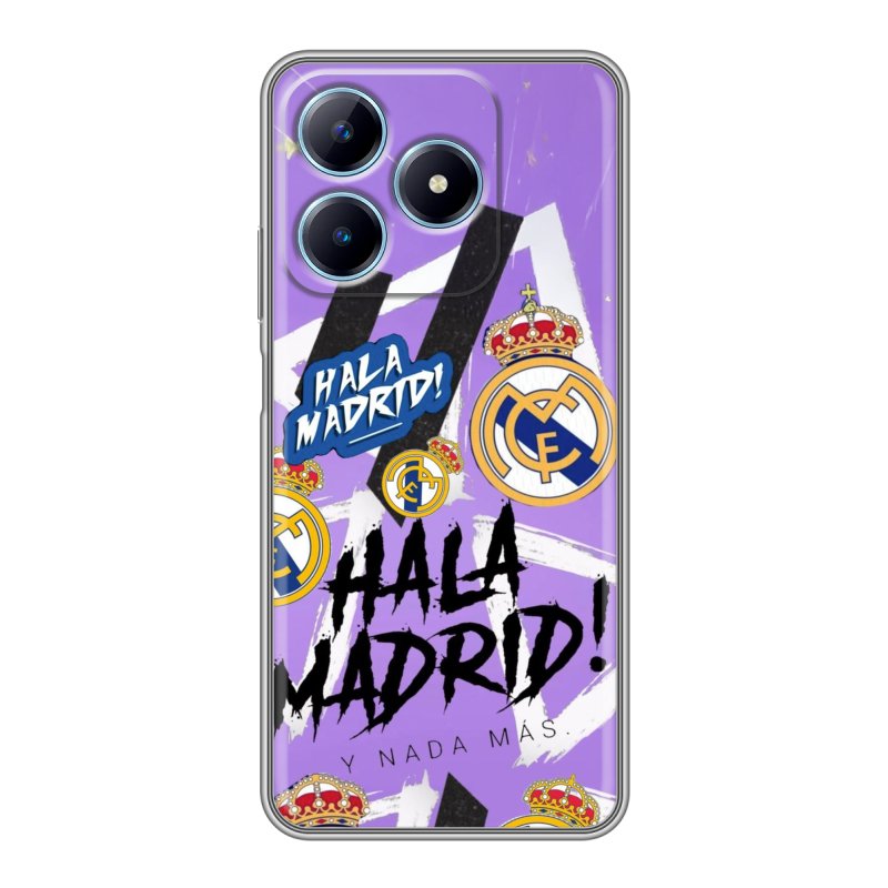 Силиконовый чехол на Realme C63 с принтом Real Madrid Реал Мадрид Силиконовый чехол на Realme C63 с принтом Real Madrid Реал Мадрид