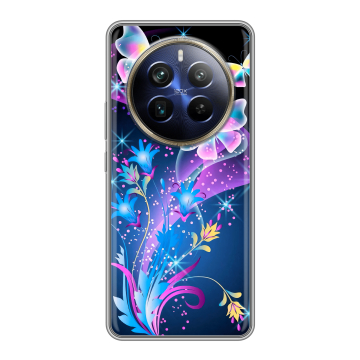 Силиконовый чехол на Realme 12 4G с принтом Бабочки