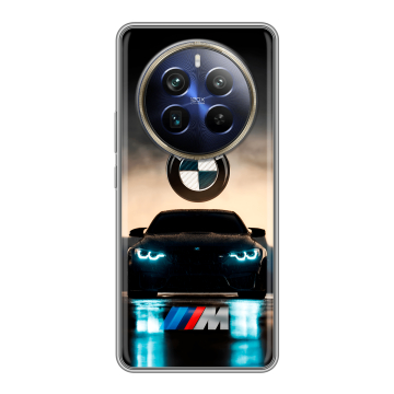 Силиконовый чехол на Realme 12 4G с принтом БМВ BMW Силиконовый чехол на Realme 12 4G с принтом БМВ BMW