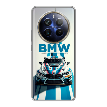 Силиконовый чехол на Realme 12 4G с принтом БМВ BMW