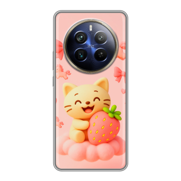 Силиконовый чехол на Realme 12 4G с принтом для девочек