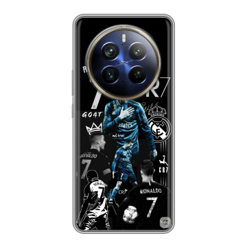 Силиконовый чехол на Realme 12 4G с принтом Реал Роналдо Силиконовый чехол на Realme 12 4G с принтом Реал Роналдо