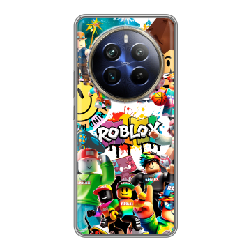 Силиконовый чехол на Realme 12 4G с принтом Roblox Роблокс Силиконовый чехол на Realme 12 4G с принтом Roblox Роблокс