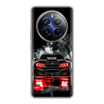 Силиконовый чехол на Realme 12 4G с принтом BMW БМВ Силиконовый чехол на Realme 12 4G с принтом BMW БМВ