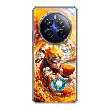Силиконовый чехол на Realme 12 4G с принтом Аниме Наруто Naruto