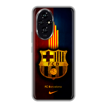 Силиконовый чехол на Honor 200 с принтом Барселона Barcelona Силиконовый чехол на Honor 200 с принтом Барселона Barcelona