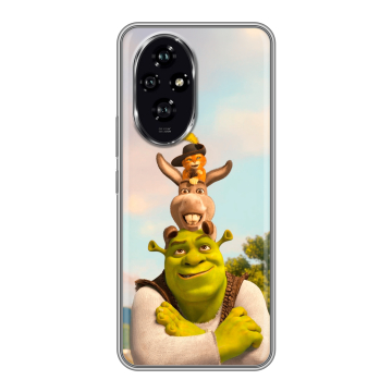 Силиконовый чехол на Honor 200 с принтом Шрек Shrek