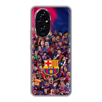 Силиконовый чехол на Honor 200 с принтом Барселона Barcelona Силиконовый чехол на Honor 200 с принтом Барселона Barcelona