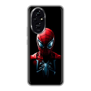 Силиконовый чехол на Honor 200 с принтом Spiderman Человек паук Силиконовый чехол на Honor 200 с принтом Spiderman Человек паук