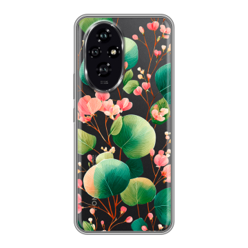 Силиконовый чехол на Honor 200 с принтом женский