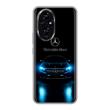 Силиконовый чехол на Honor 200 с принтом Mercedes Мерседес Силиконовый чехол на Honor 200 с принтом Mercedes Мерседес