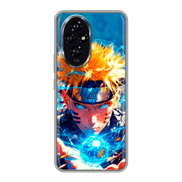 Силиконовый чехол на Honor 200 с принтом Аниме Наруто Naruto